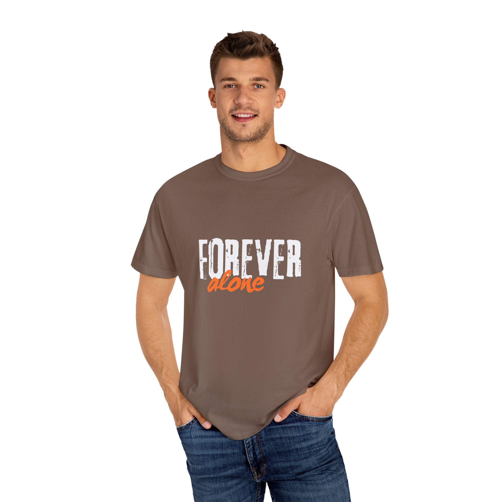Forever Alone Cool Monkey Graphic Tee - Male