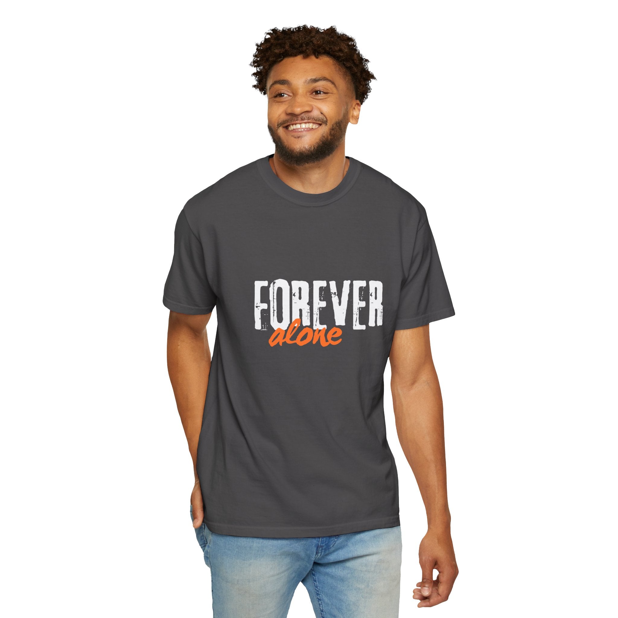 Forever Alone Cool Monkey Graphic Tee - Male