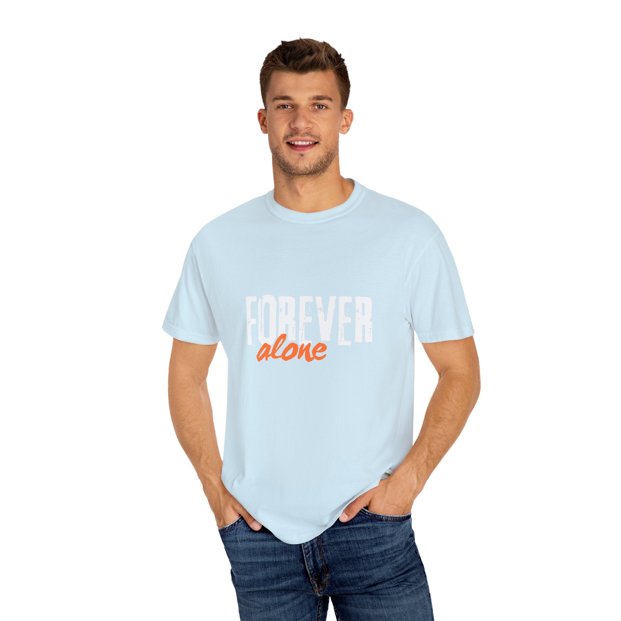 Forever Alone Cool Monkey Graphic Tee - Male