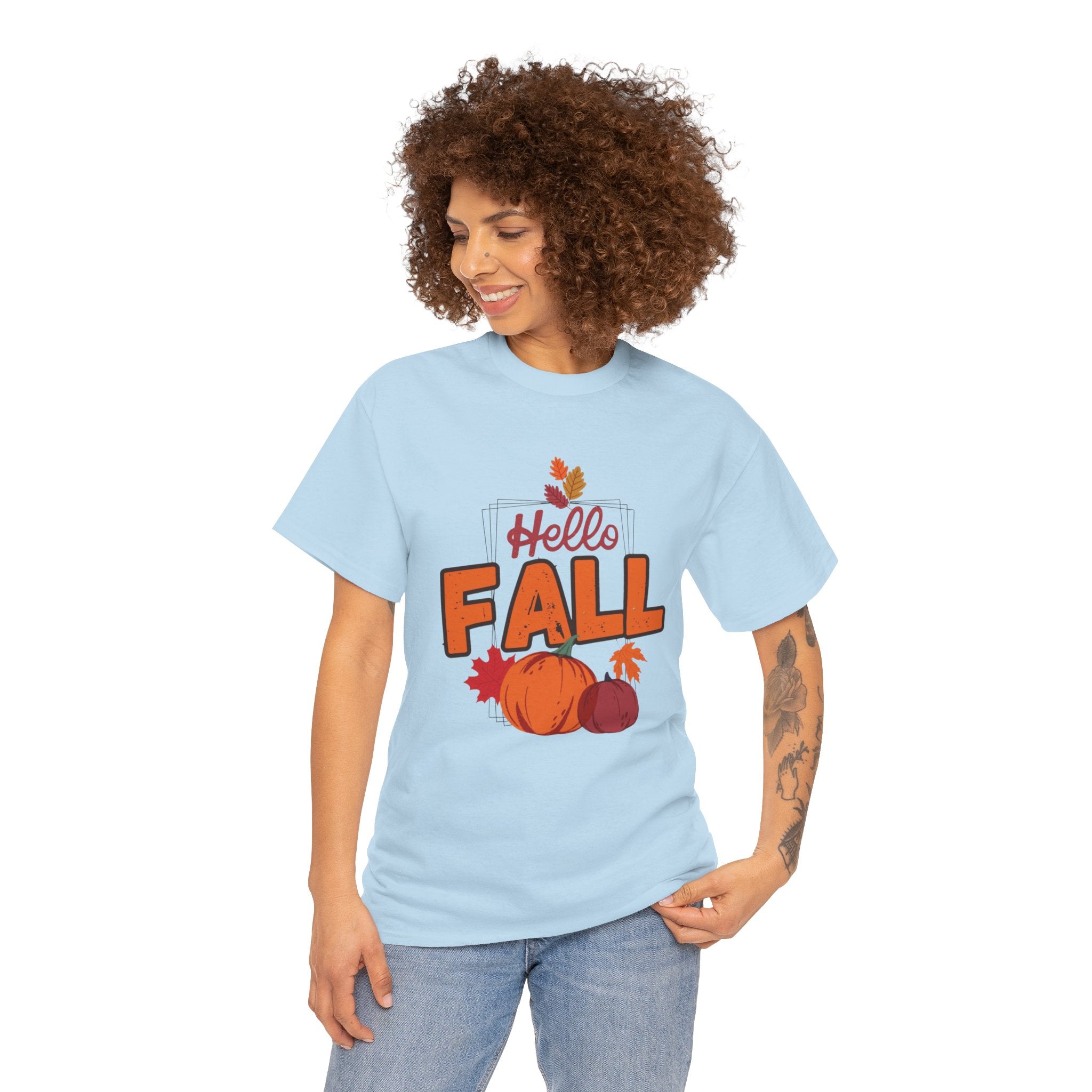 Hello Fall Pumpkin Women's Tee