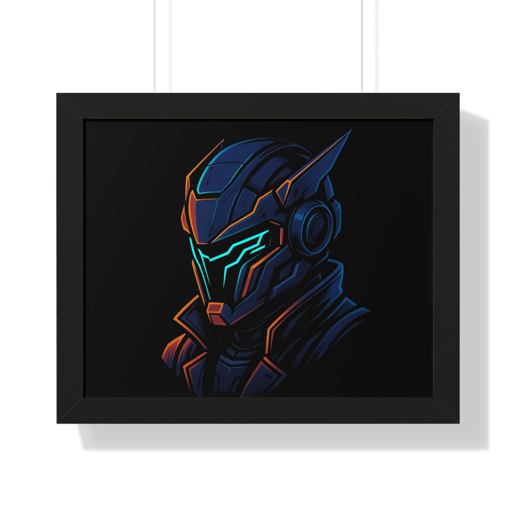 Cyberpunk Helmet Wall Art