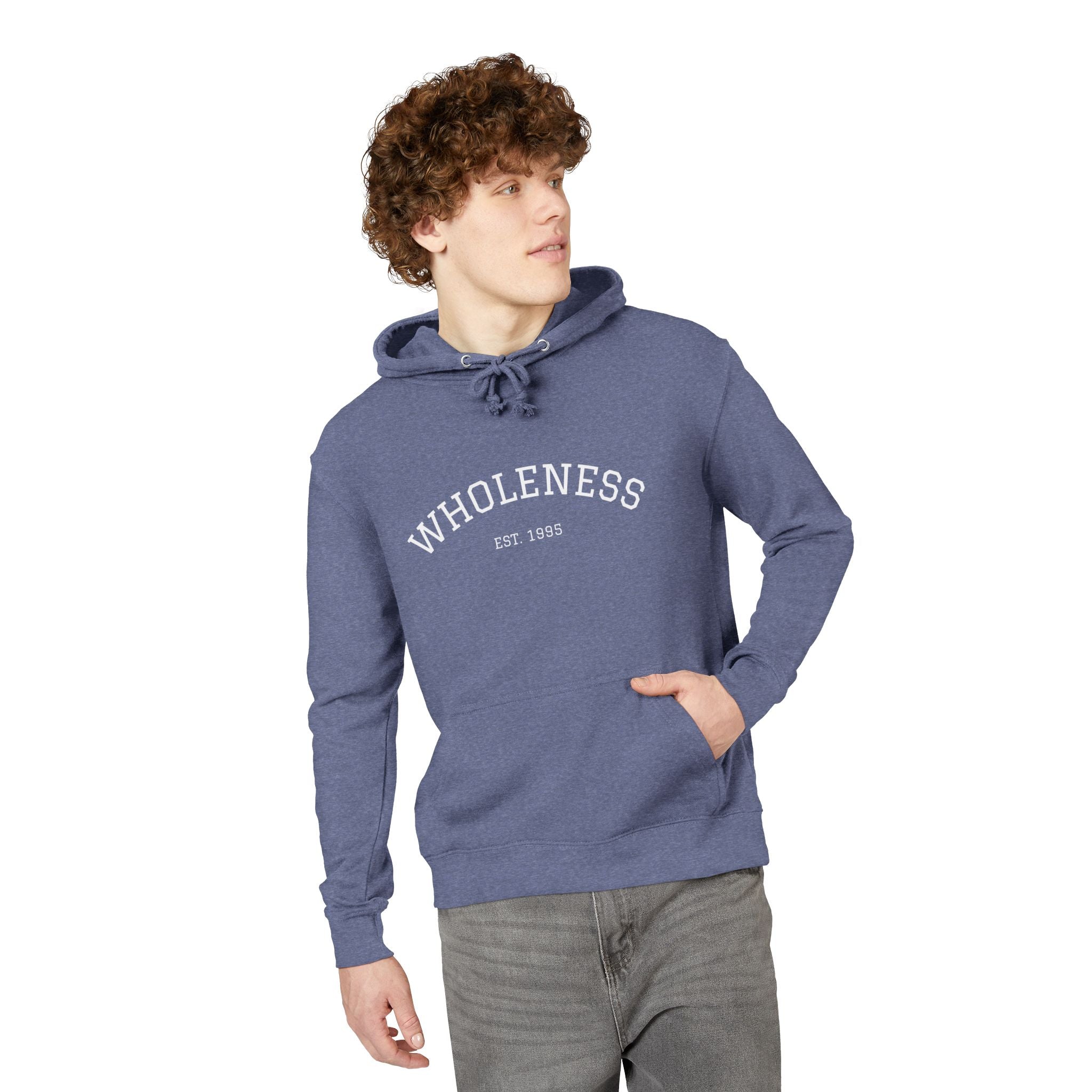 Wholeness French Terry Hoodie for Comfort & Style - Male