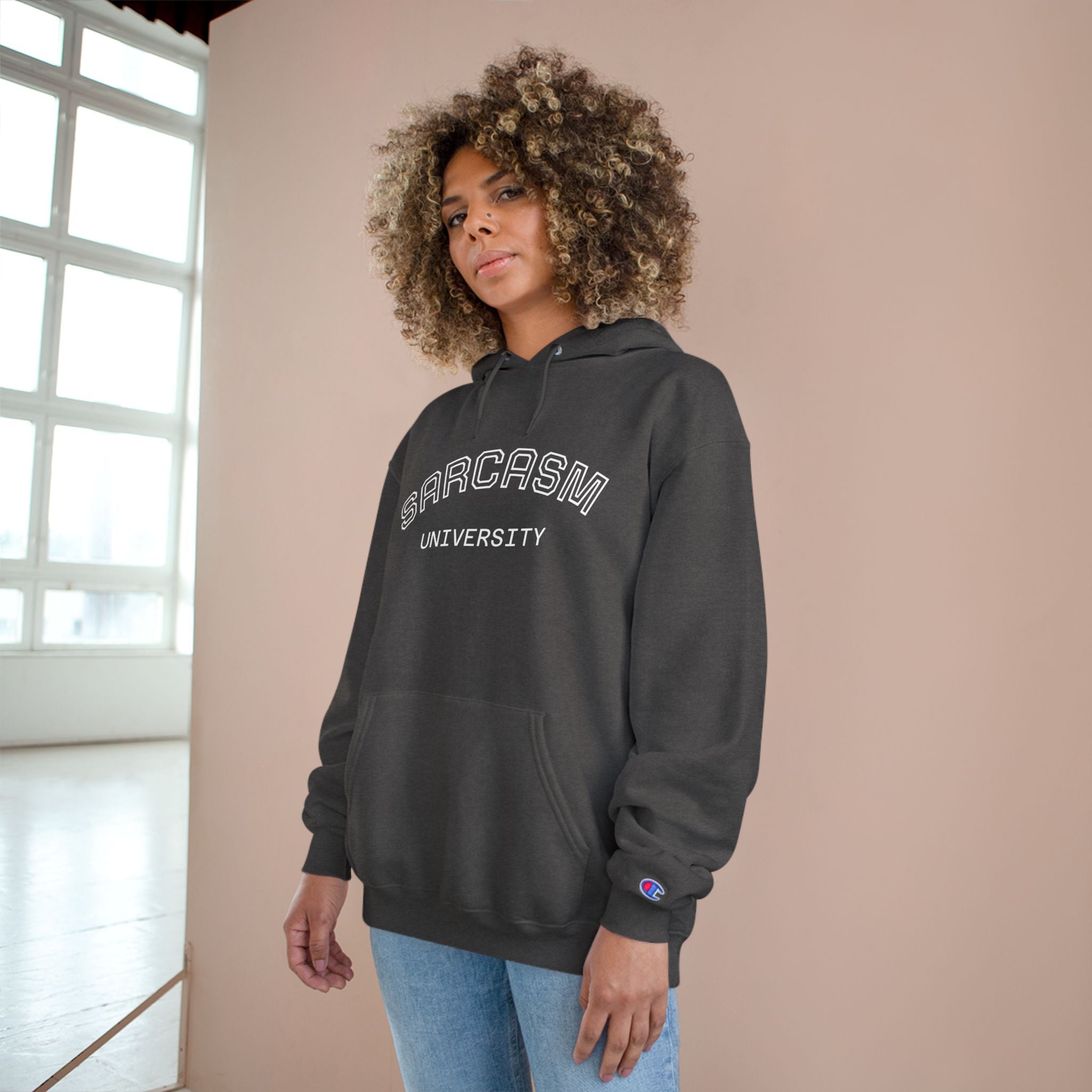 Sarcasm University Champion Women's Hoodie