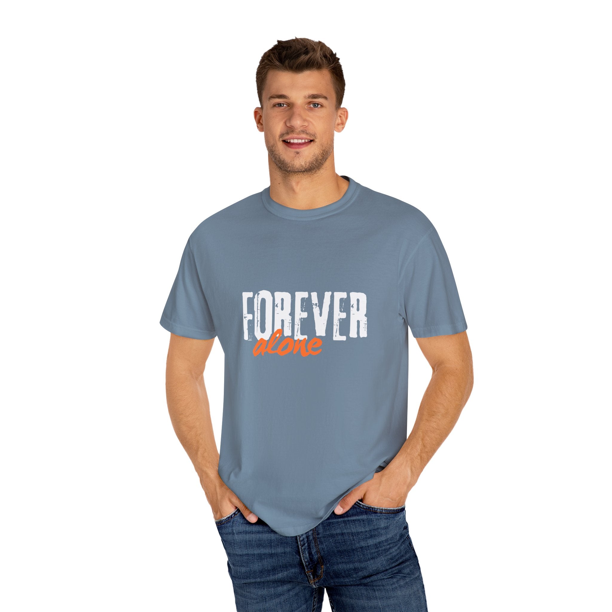 Forever Alone Cool Monkey Graphic Tee - Male