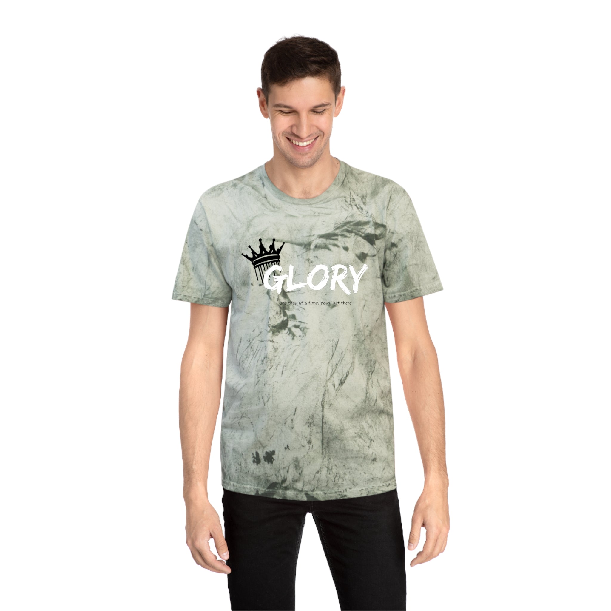 GLORY Tie-Dye T-Shirt Color Blast Streetwear - Male