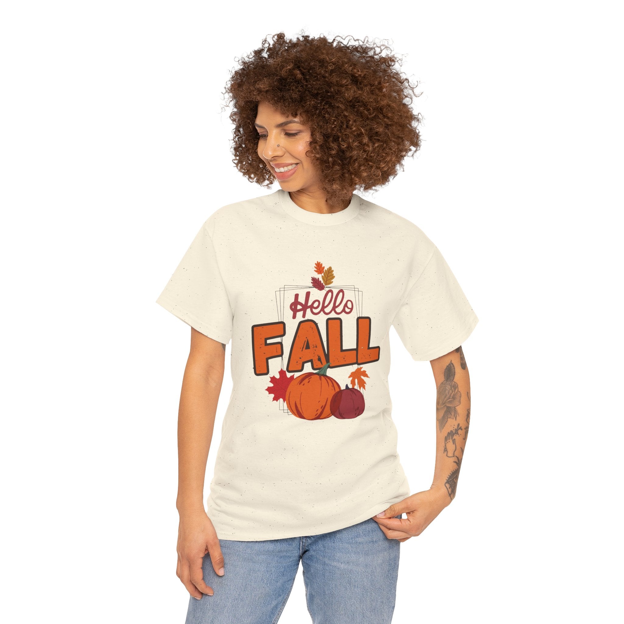 Hello Fall Pumpkin Women's Tee