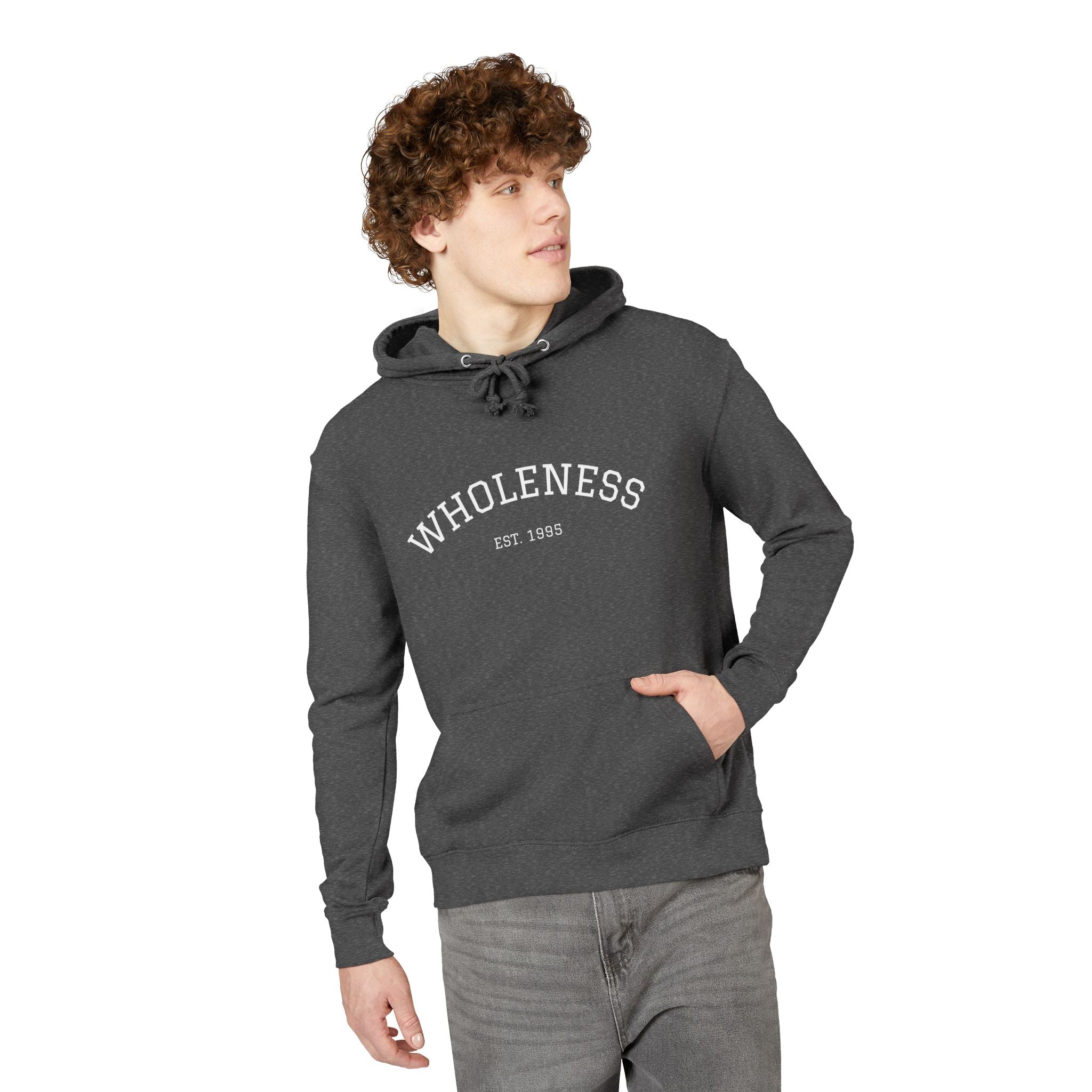 Wholeness French Terry Hoodie for Comfort & Style - Male