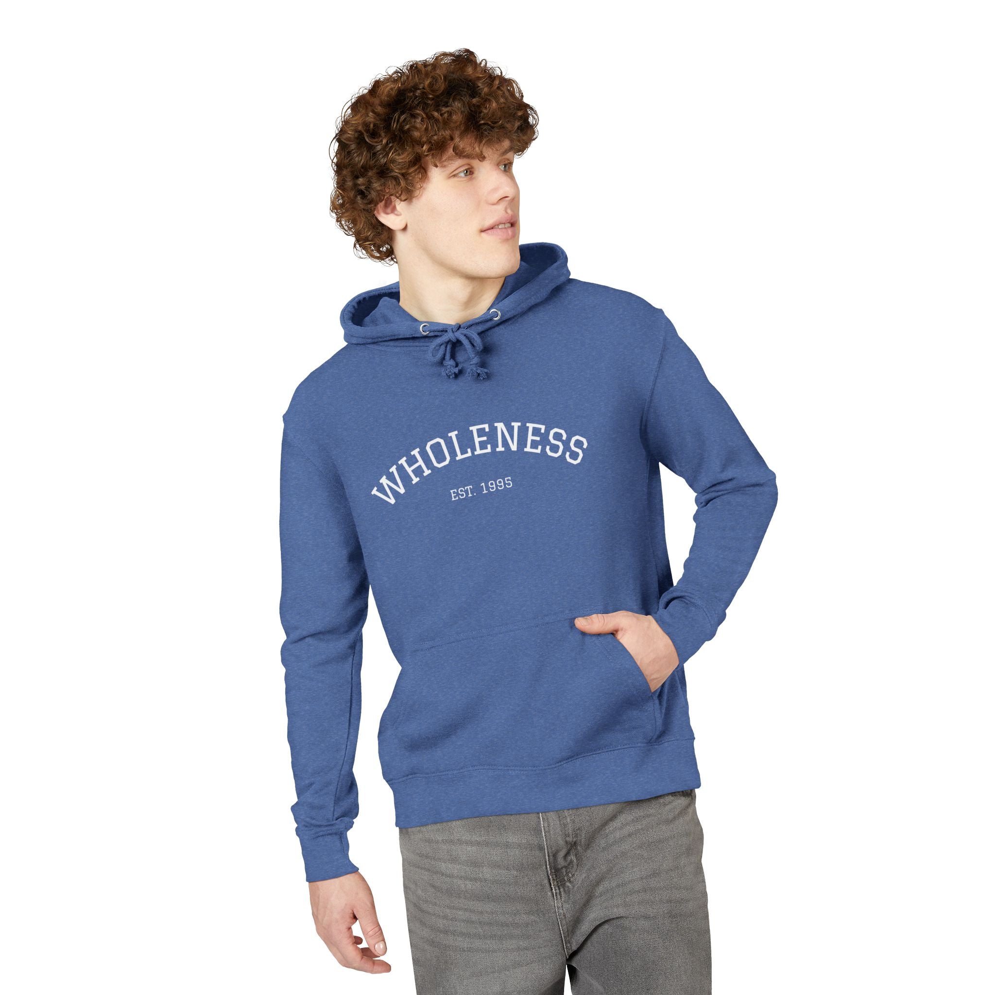 Wholeness French Terry Hoodie for Comfort & Style - Male