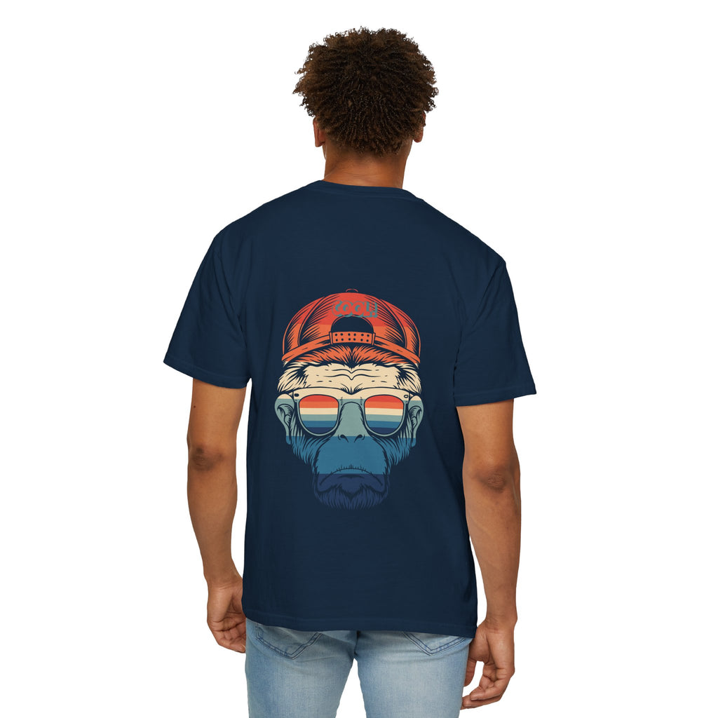 Forever Alone Cool Monkey Graphic Tee - Male