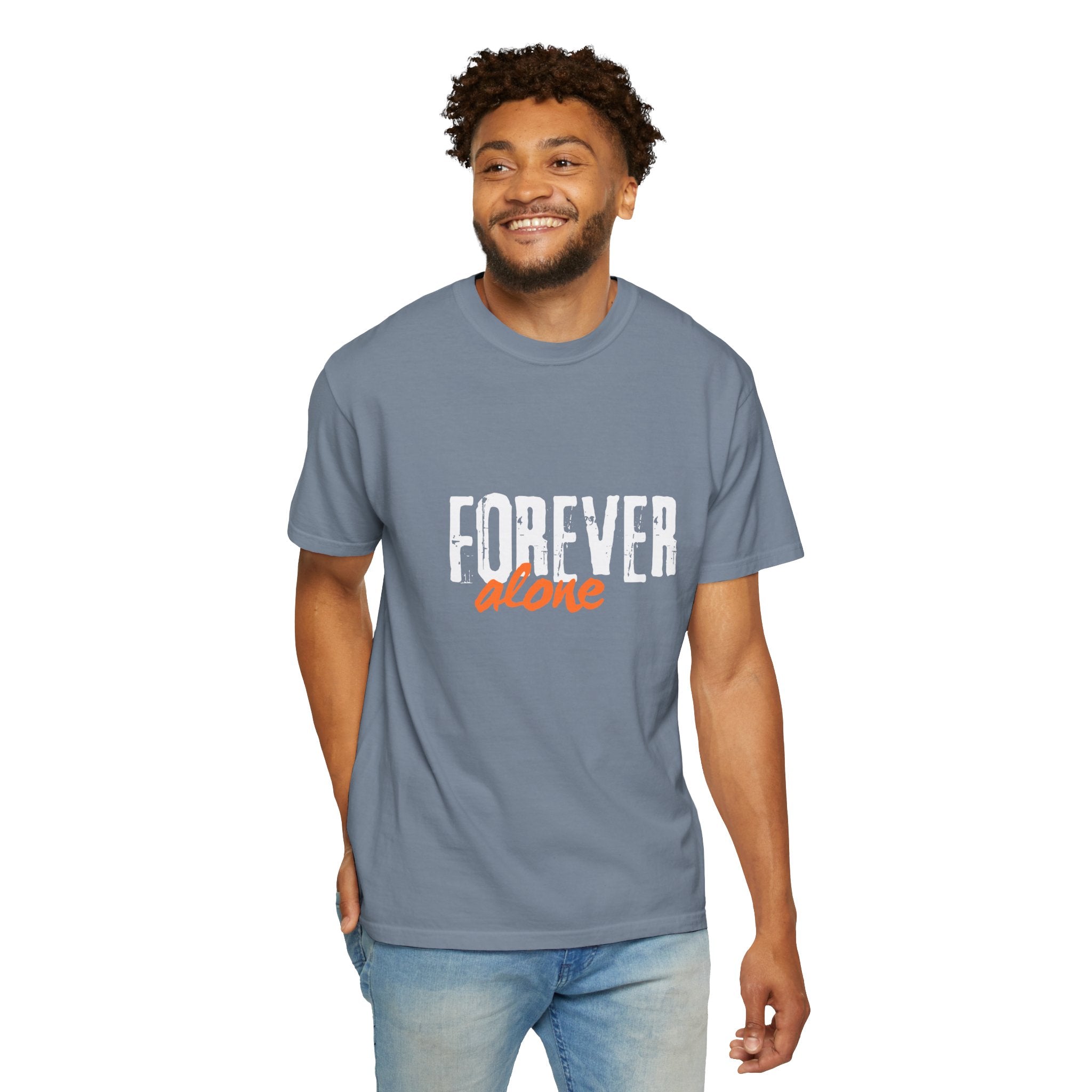 Forever Alone Cool Monkey Graphic Tee - Male