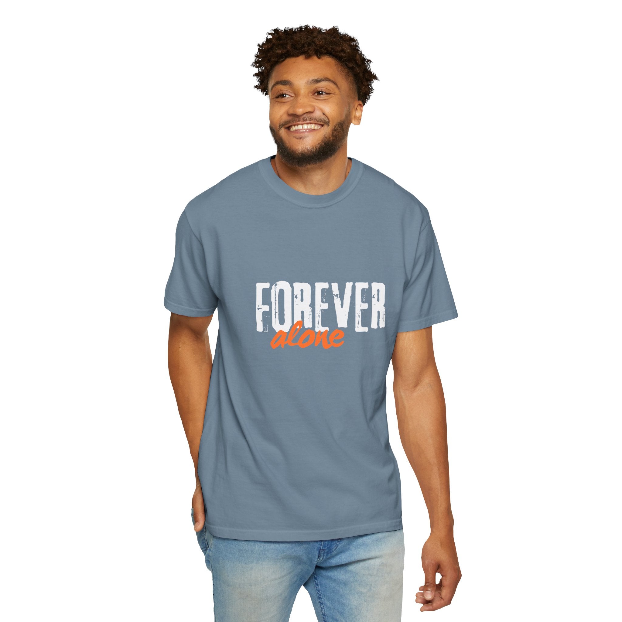 Forever Alone Cool Monkey Graphic Tee - Male
