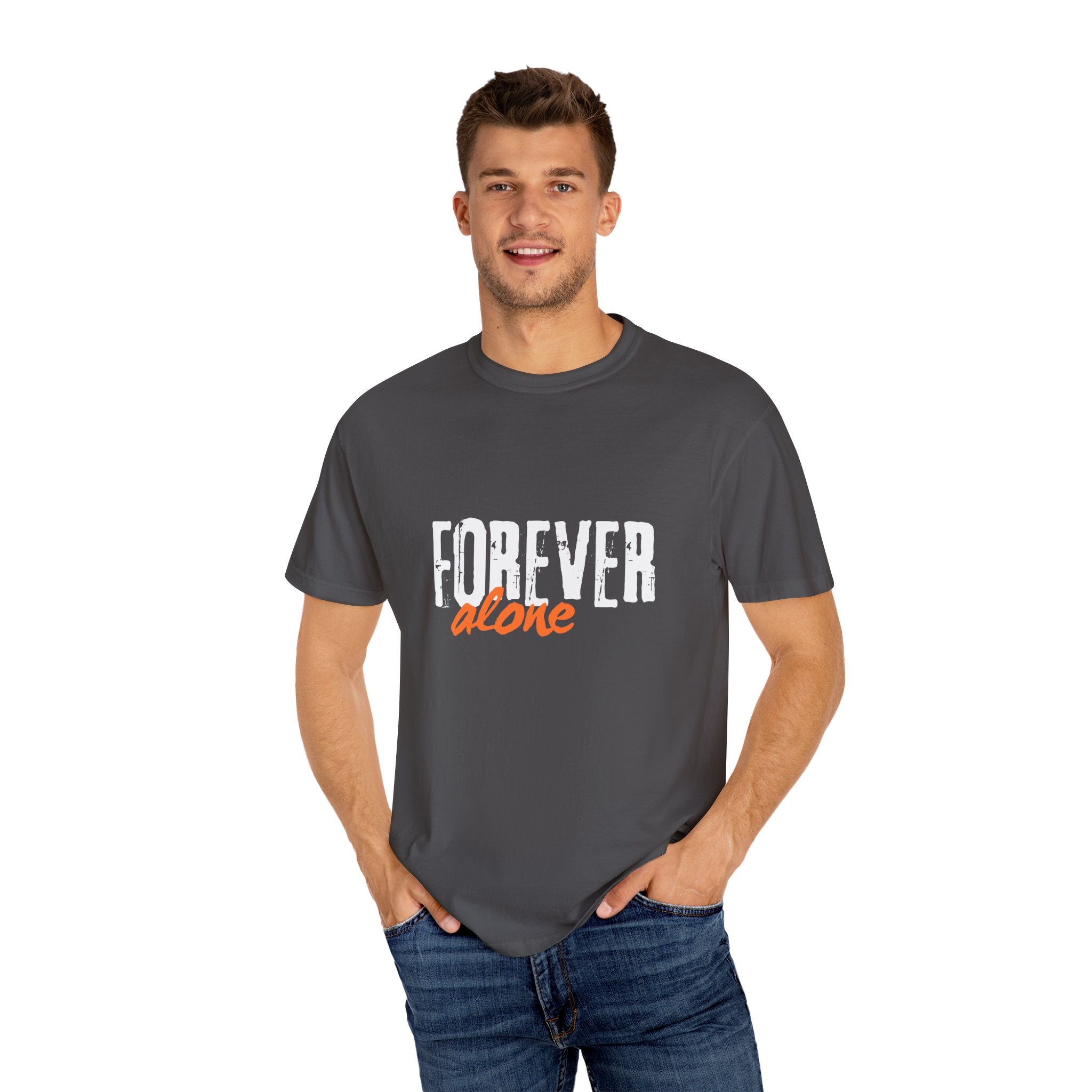 Forever Alone Cool Monkey Graphic Tee - Male