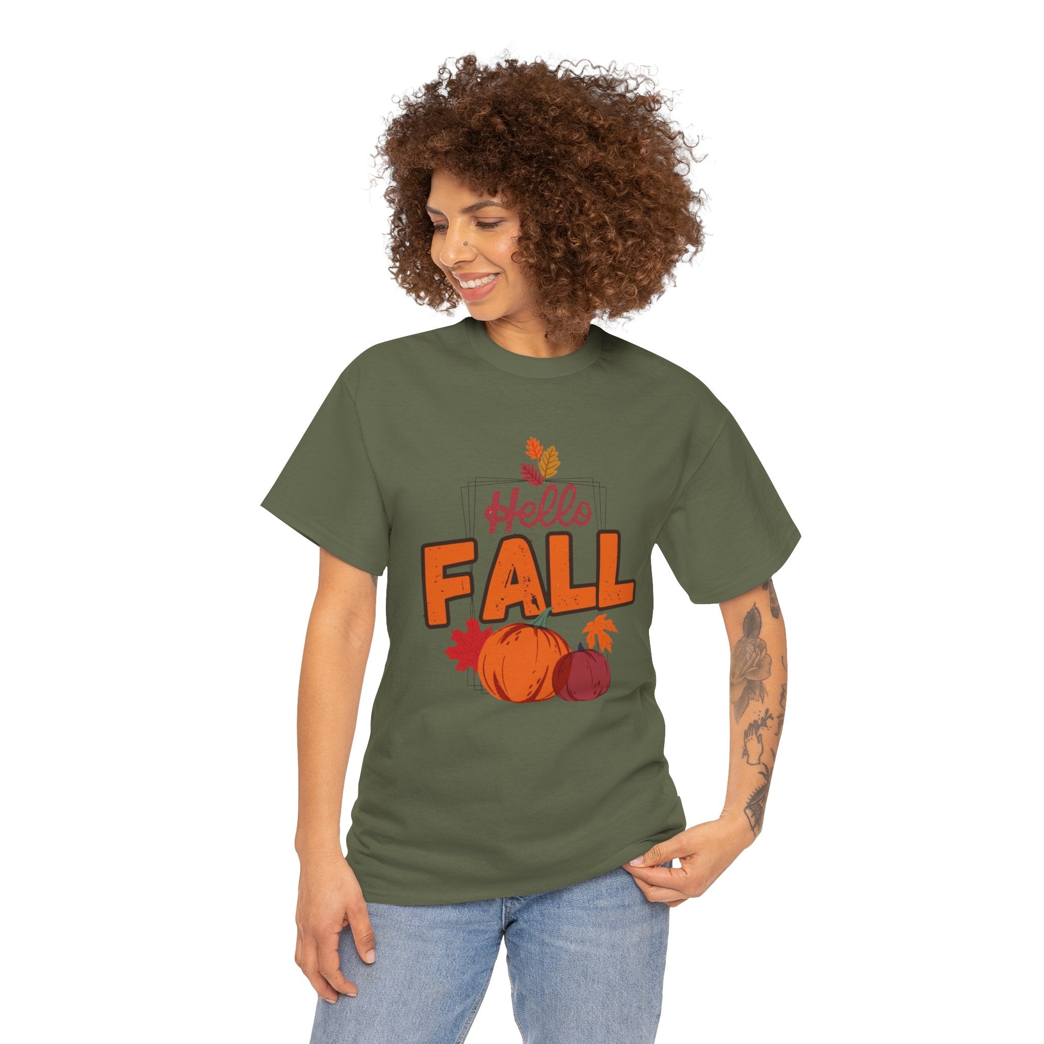 Hello Fall Pumpkin Women's Tee