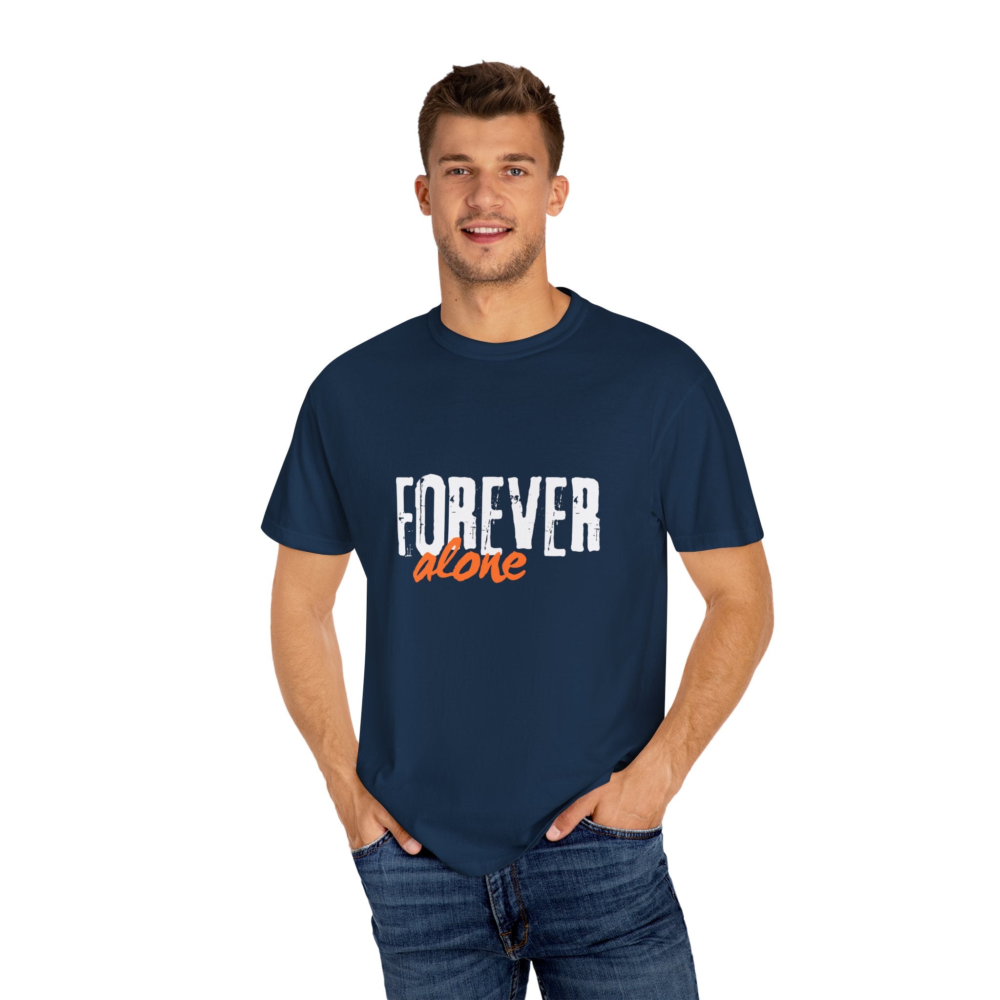 Forever Alone Cool Monkey Graphic Tee - Male