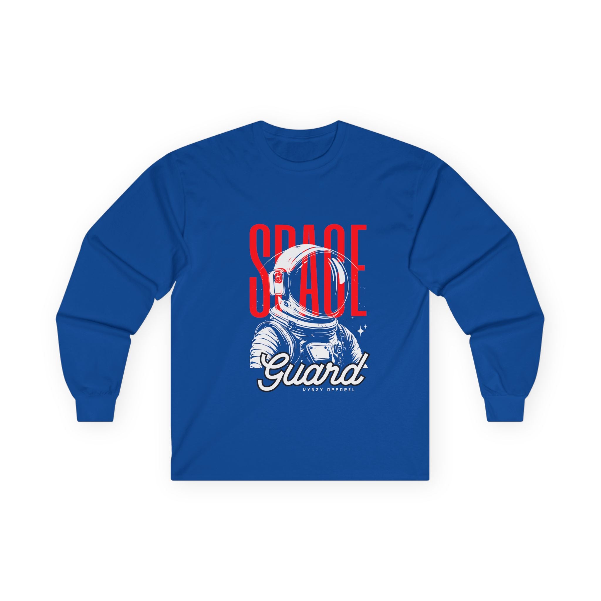 Space Guard Astronaut Long Sleeve T-Shirt - Male