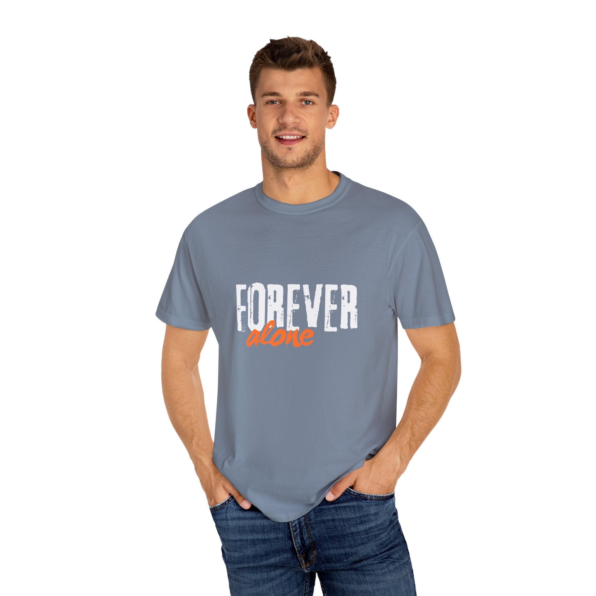 Forever Alone Cool Monkey Graphic Tee - Male